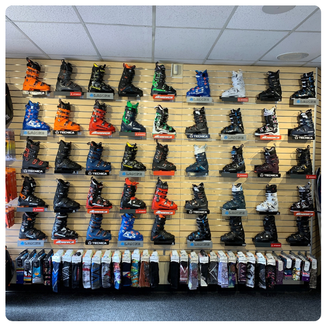  Ski boots available for custom fitting